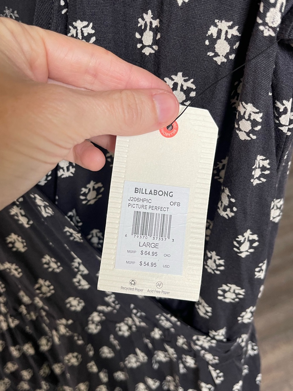 Billabong Picture Perfect long sleeve v front romper - Picture 7 of 8
